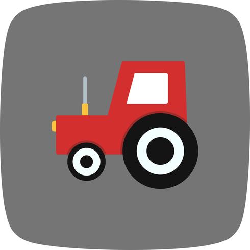 Icône de tracteur de vecteur