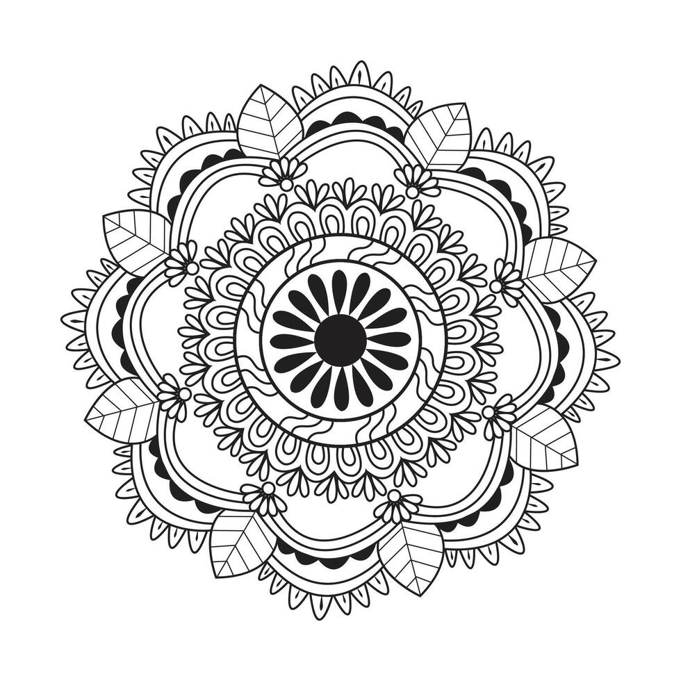 facile cercle mandala unique fleur floral vecteur eps mandala motifs pour gratuit Télécharger