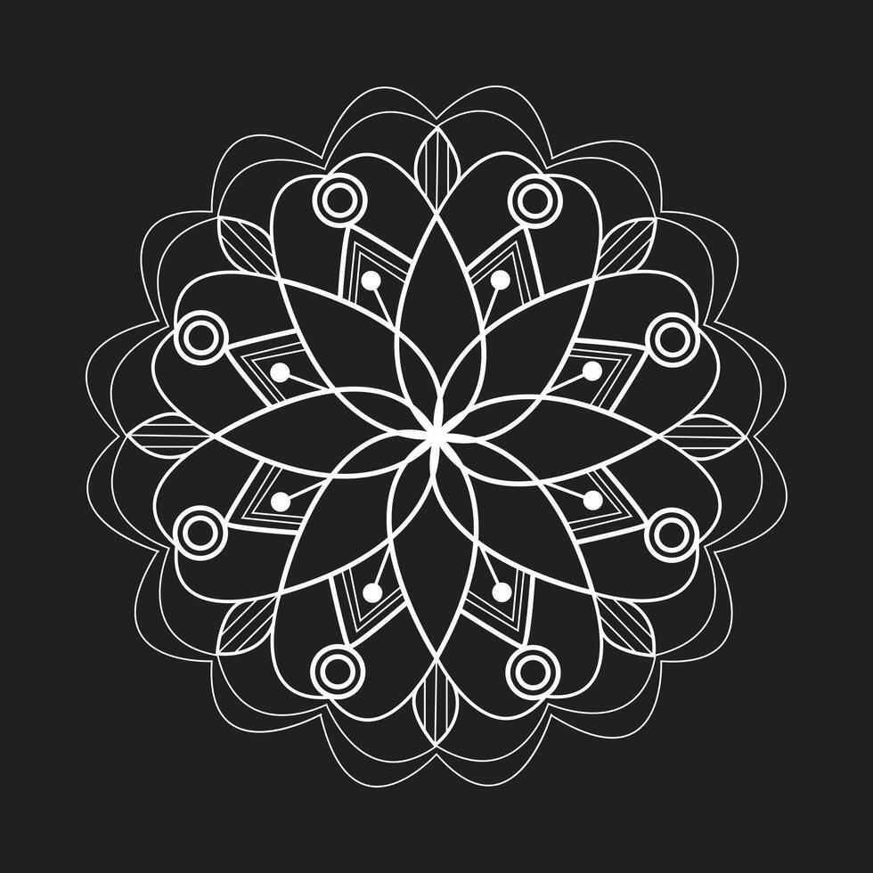 facile cercle mandala unique fleur floral vecteur eps mandala motifs pour gratuit Télécharger