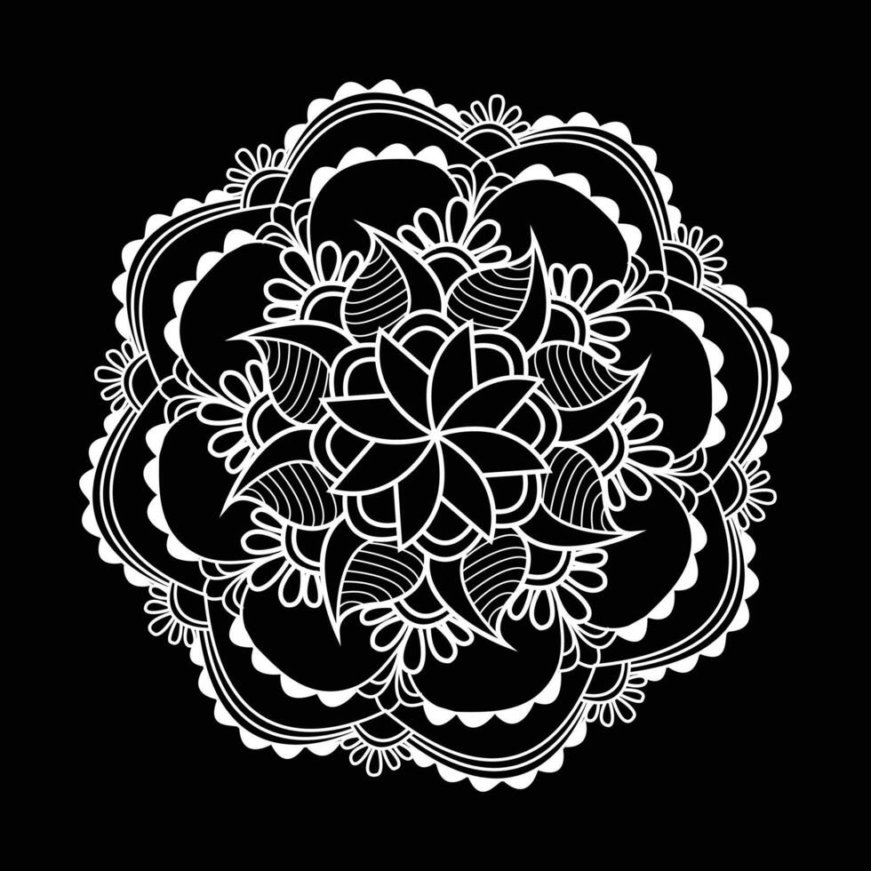 facile cercle mandala unique fleur floral vecteur eps mandala motifs pour gratuit Télécharger