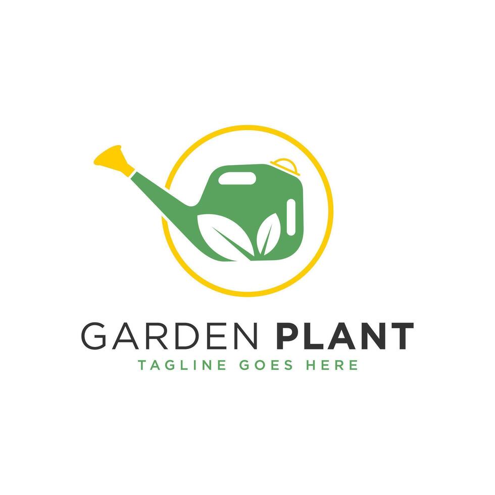 plante arroseur illustration logo vecteur
