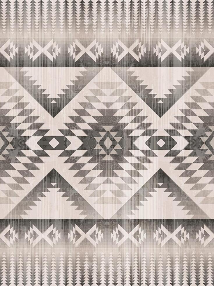 originaire de américain Indien ornement modèle géométrique ethnique textile texture tribal aztèque modèle navajo mexicain en tissu sans couture décoration mode vecteur