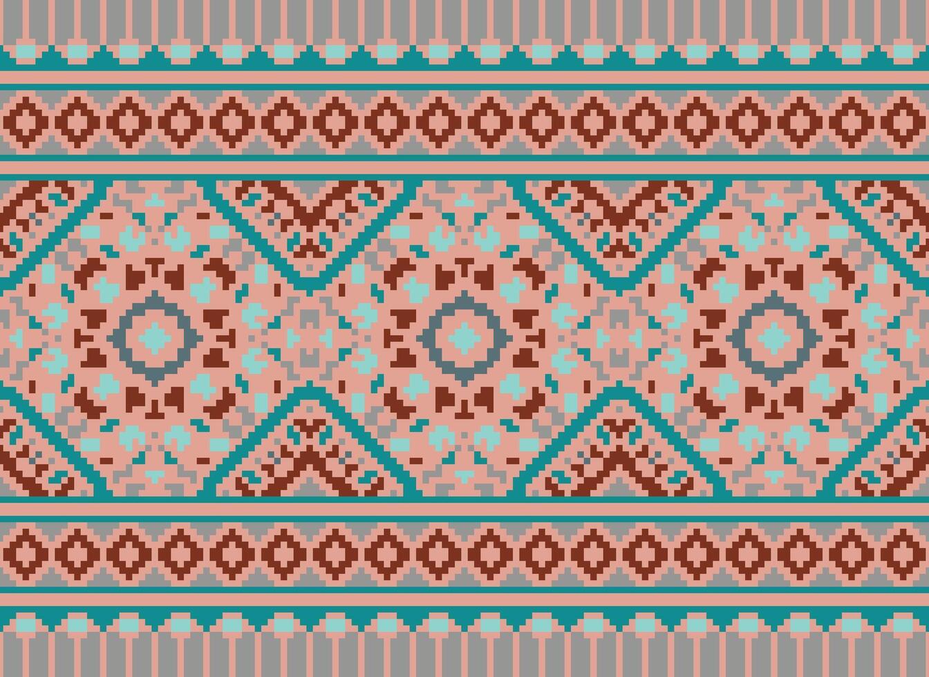 américain ethnique originaire de motif.traditionnel Navajo, aztèque, apache, sud-ouest et mexicain style en tissu pattern.abstract motifs conception des motifs pour tissu, vêtements, couverture, tapis, tissé, emballage, décoration vecteur