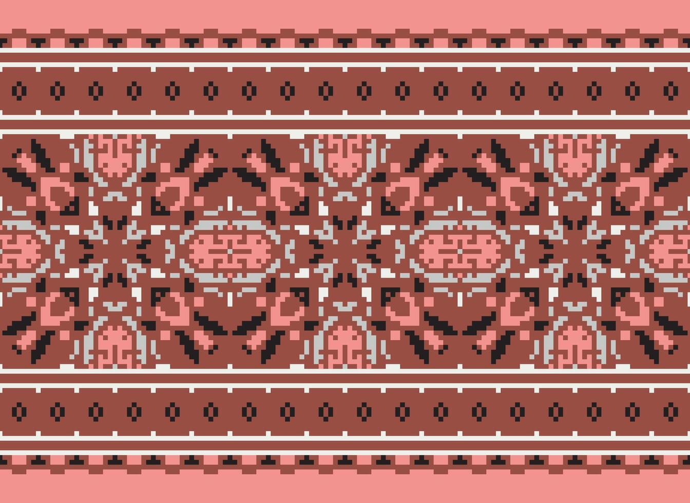 américain ethnique originaire de motif.traditionnel Navajo, aztèque, apache, sud-ouest et mexicain style en tissu pattern.abstract motifs conception des motifs pour tissu, vêtements, couverture, tapis, tissé, emballage, décoration vecteur