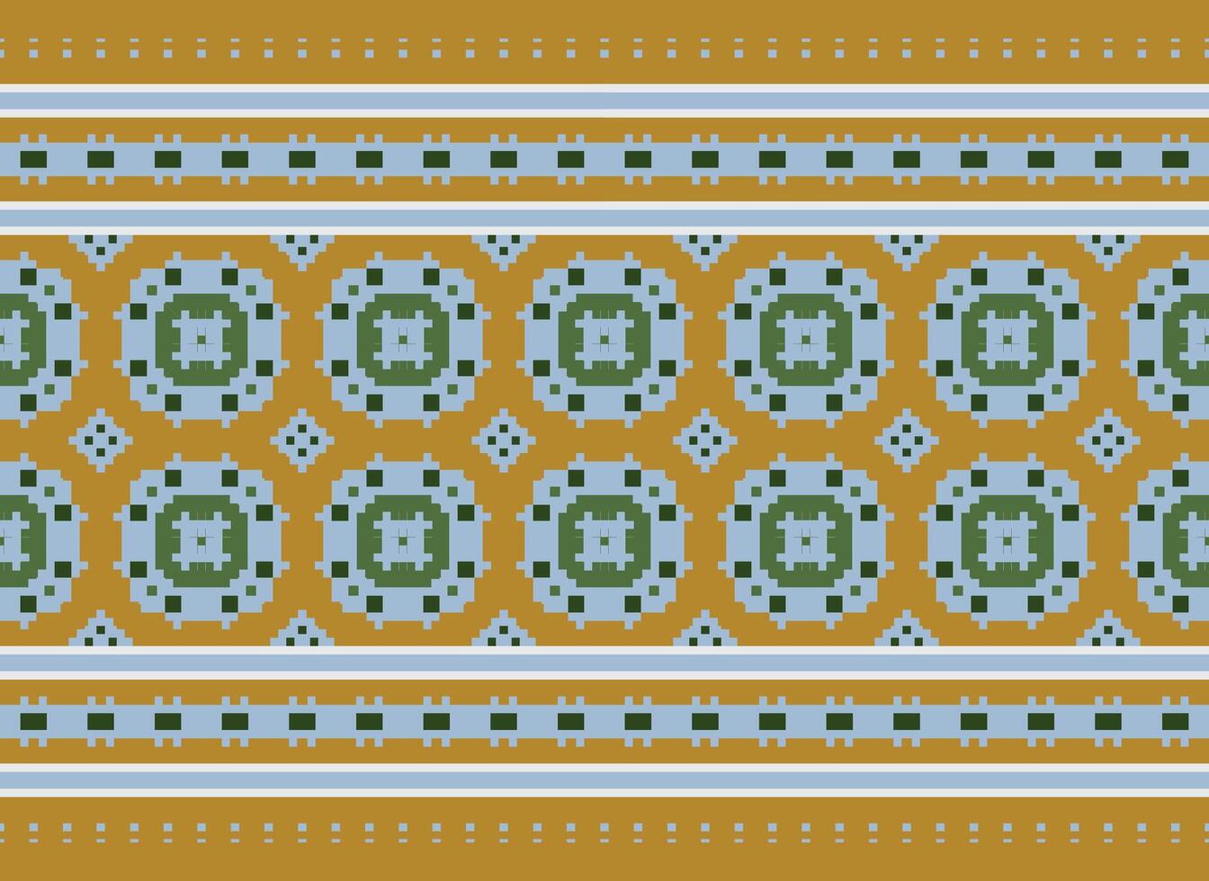 américain ethnique originaire de motif.traditionnel Navajo, aztèque, apache, sud-ouest et mexicain style en tissu pattern.abstract motifs conception des motifs pour tissu, vêtements, couverture, tapis, tissé, emballage, décoration vecteur