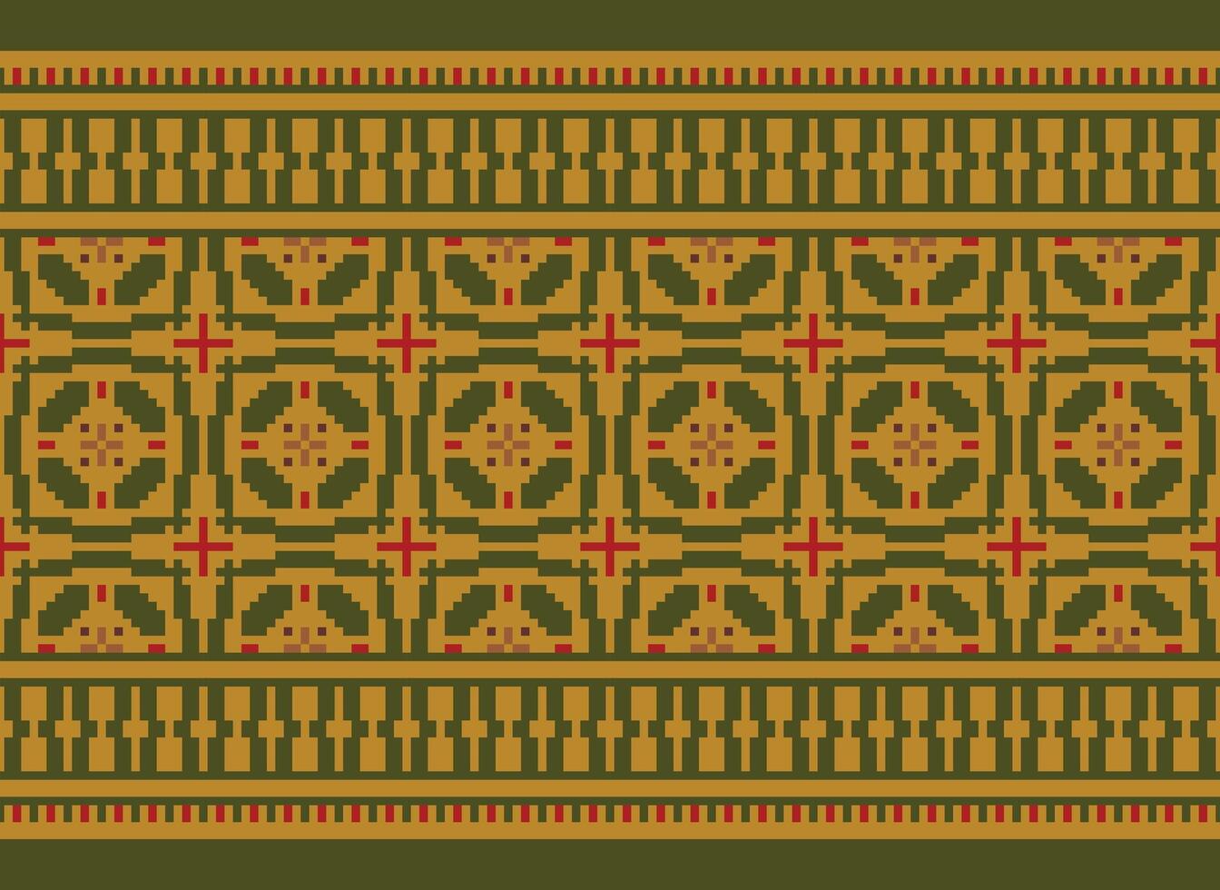 pixel américain ethnique originaire de motif.traditionnel Navajo, aztèque, apache, sud-ouest et mexicain style en tissu pattern.abstract motifs conception des motifs pour tissu, vêtements, couverture, tapis, tissé, emballage, vecteur