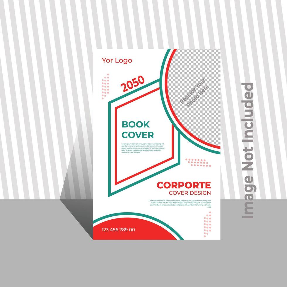 moderne livre couverture conception. entreprise livre couverture conception modèle dans a4 vecteur