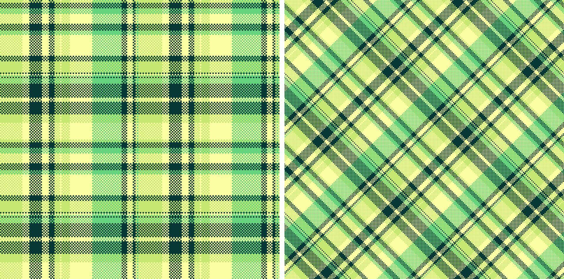 textile en tissu tartan de vérifier sans couture Contexte avec une texture modèle plaid. ensemble dans content couleurs pour de fête saison décorations. vecteur