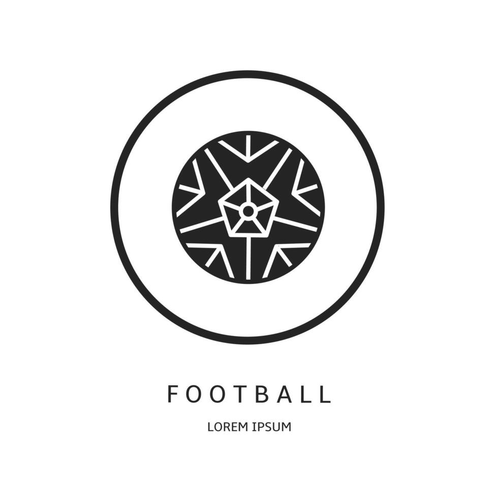 logo conception pour entreprise. Football logos. vecteur