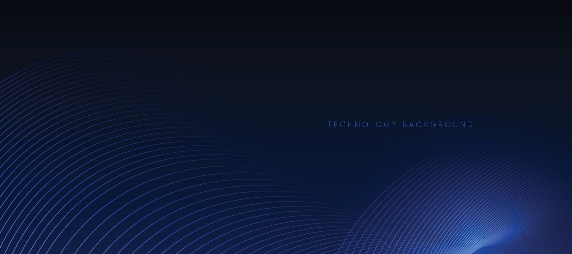 abstrait bleu La technologie Contexte avec ligne particule éléments. moderne futuriste conception vecteur