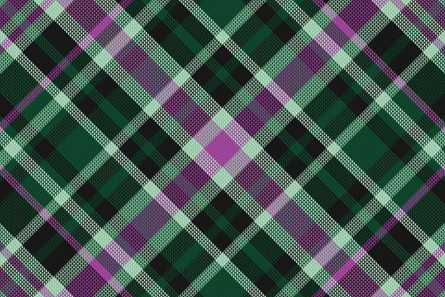 motif tartan ou plaid de couleur foncée. vecteur