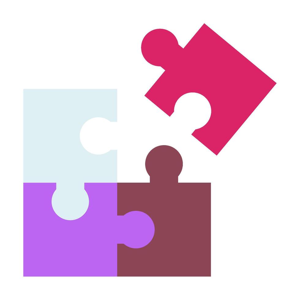 puzzles icône pour la toile, application, infographie, etc vecteur