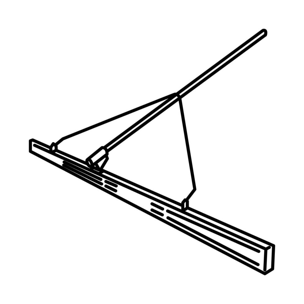 vecteur d'icône de coupe-bosse. doodle dessinés à la main ou style d'icône de contour