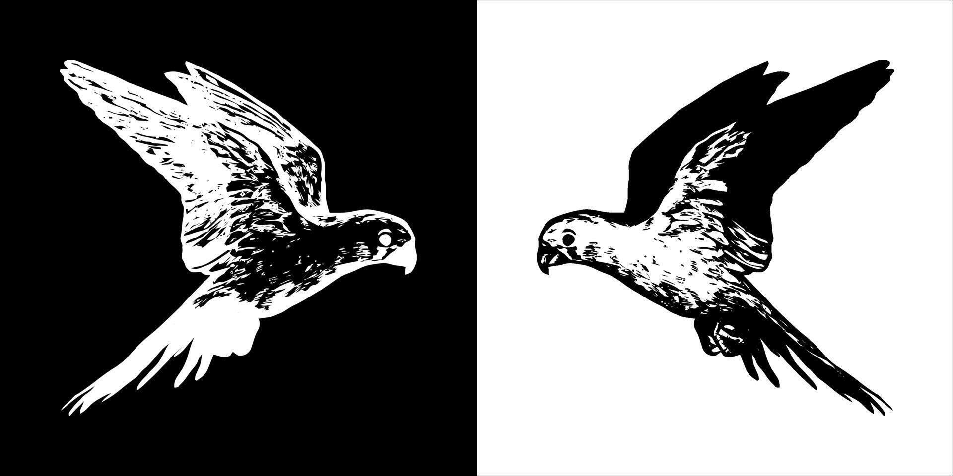 illustration graphique de oiseau icône vecteur