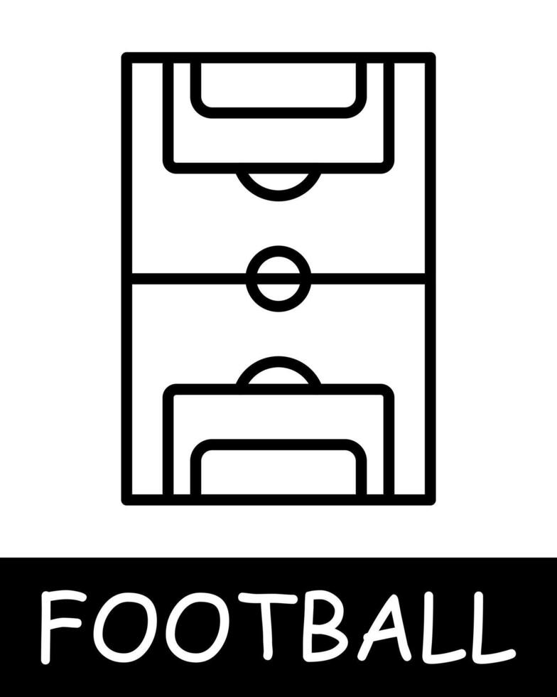 Football champ icône. stratégie, tactique, Extérieur activité, utile passe-temps, des loisirs, des sports équipement et loisir activité. en bonne santé mode de vie concept. vecteur