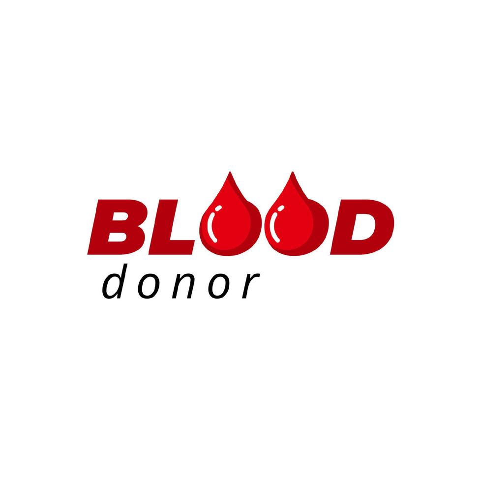 affiche de bannière de don de sang sauve la vie. conception de vecteur de don de sang.