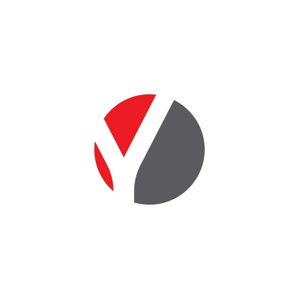 modèle de vecteur d'icône de logo d'entreprise de lettre y