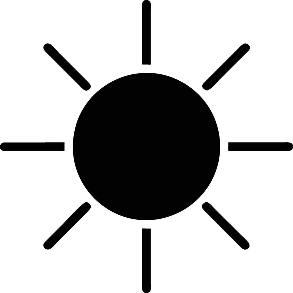 Soleil icône conception, graphique Ressource vecteur