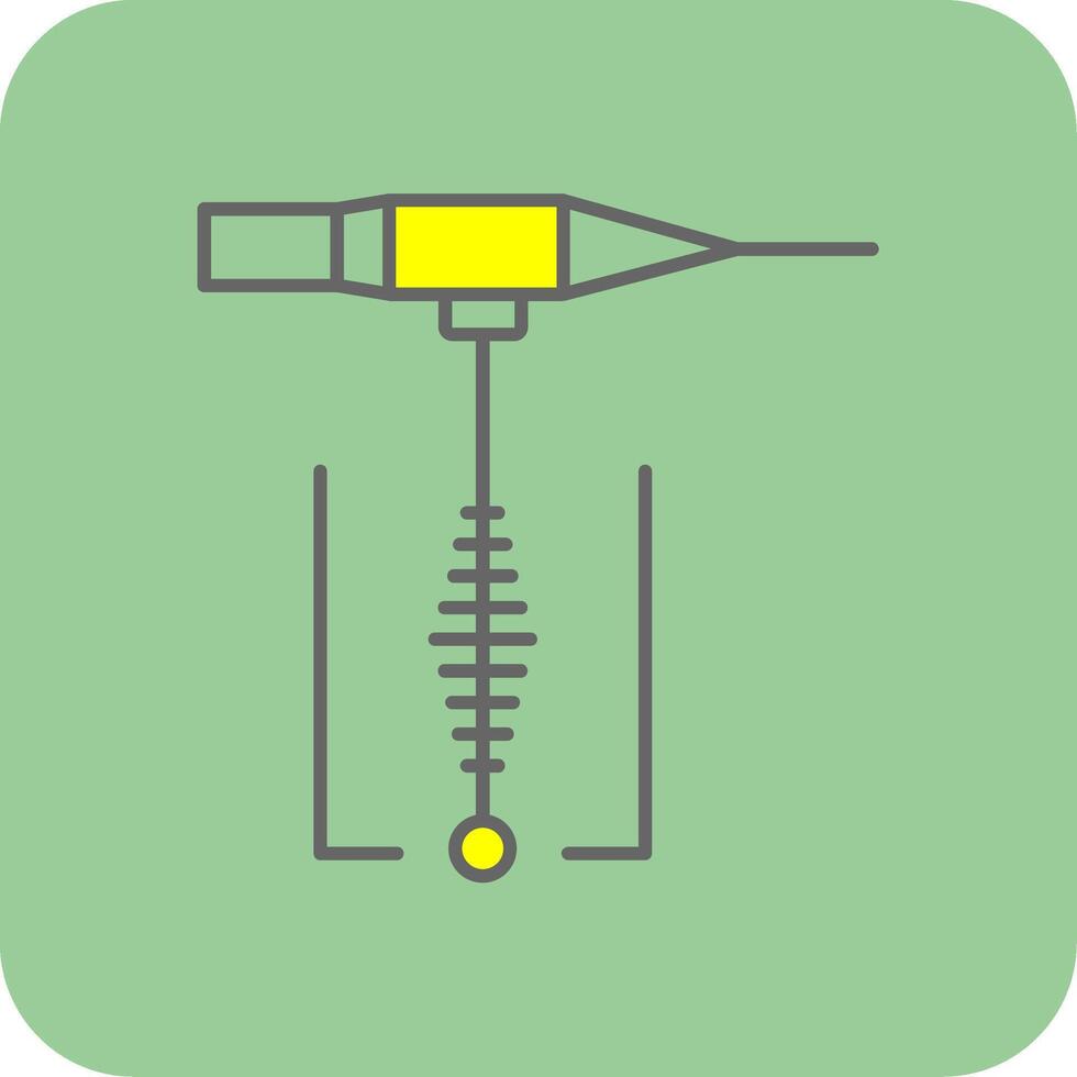 soudage rempli Jaune icône vecteur