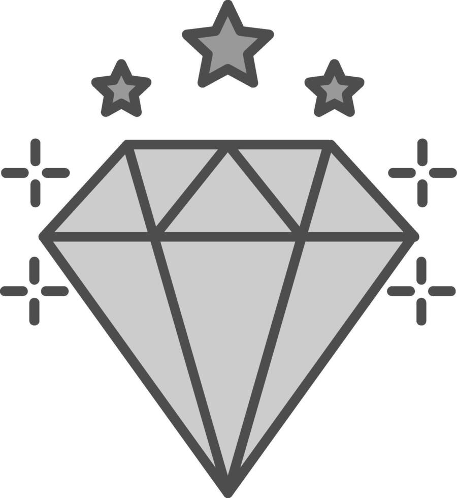 diamant fillay icône vecteur