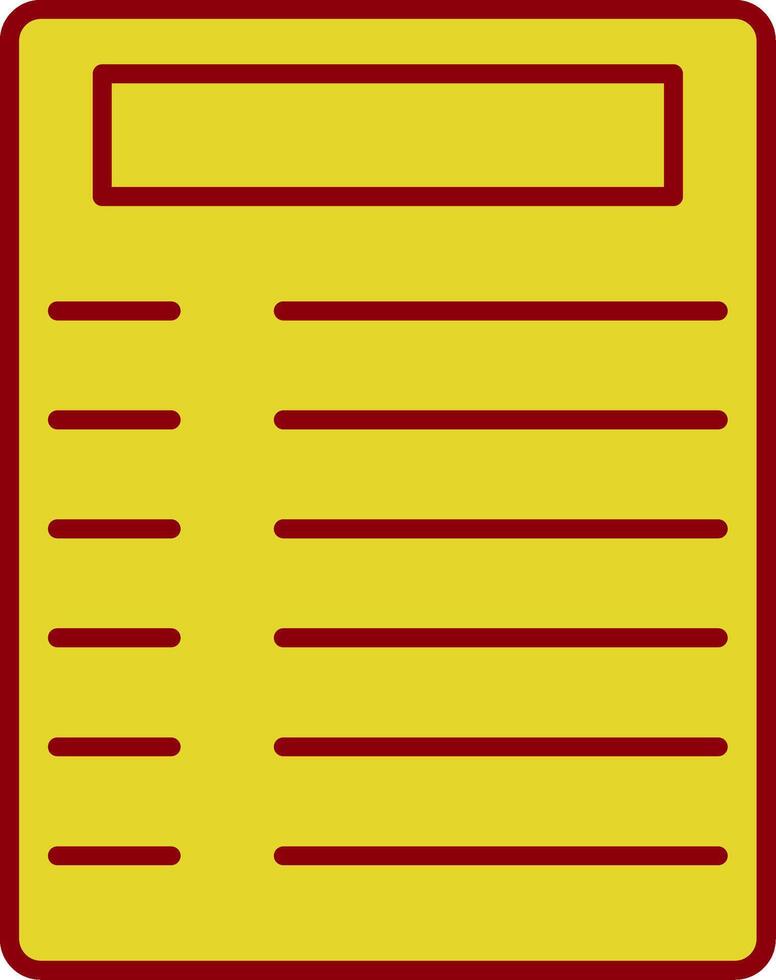 icône de deux couleurs de ligne de parchemin vecteur