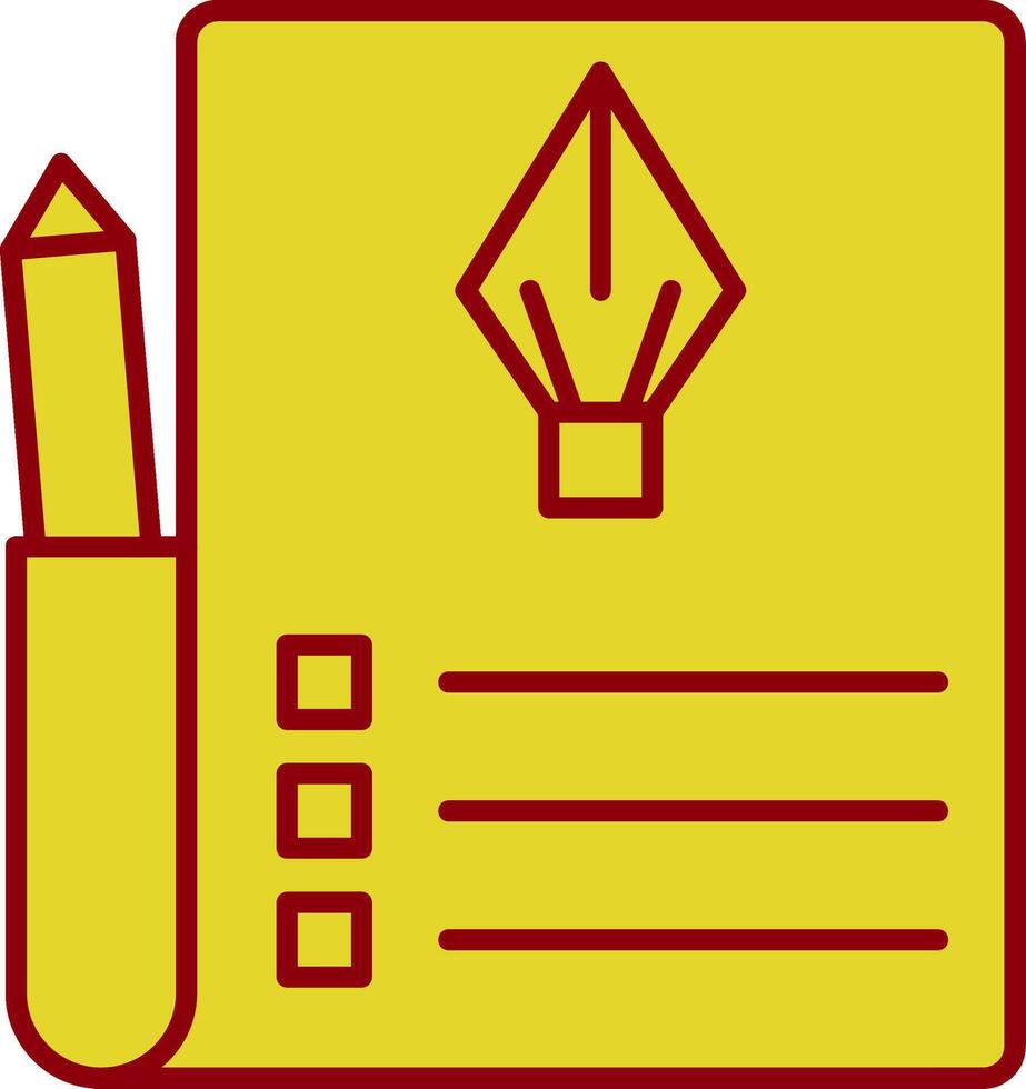 icône de deux couleurs de ligne de tâches vecteur