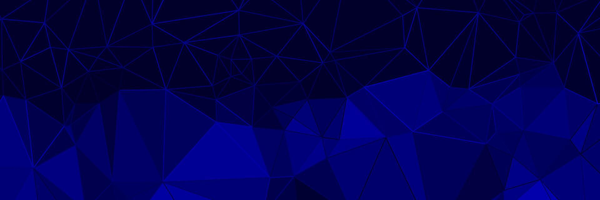 abstrait bleu polygonal Contexte vecteur