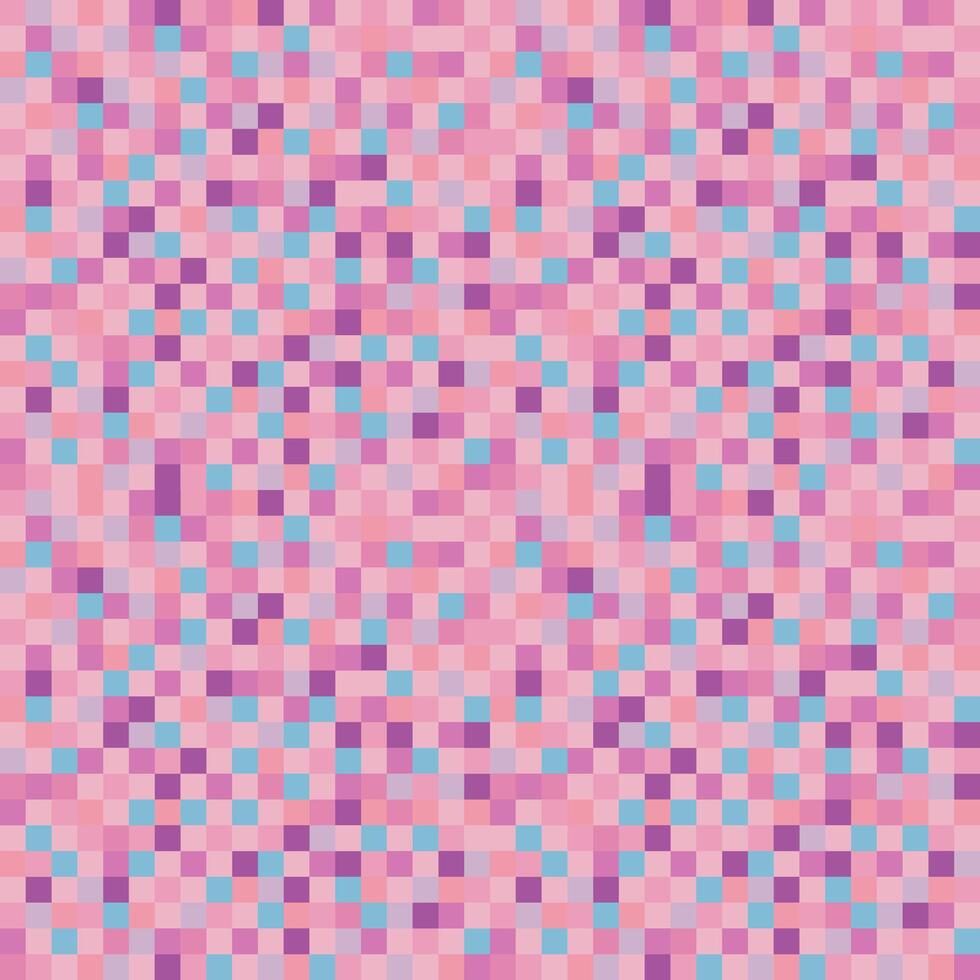 pixel Contexte dans pinky couleurs. sans couture modèle, pixellisation, coloré pixel points mosaïque arrière-plan, fond d'écran vecteur