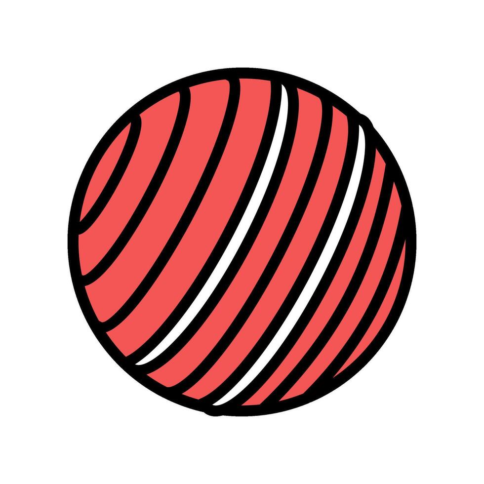 Balle croquet Jeu Couleur icône illustration vecteur