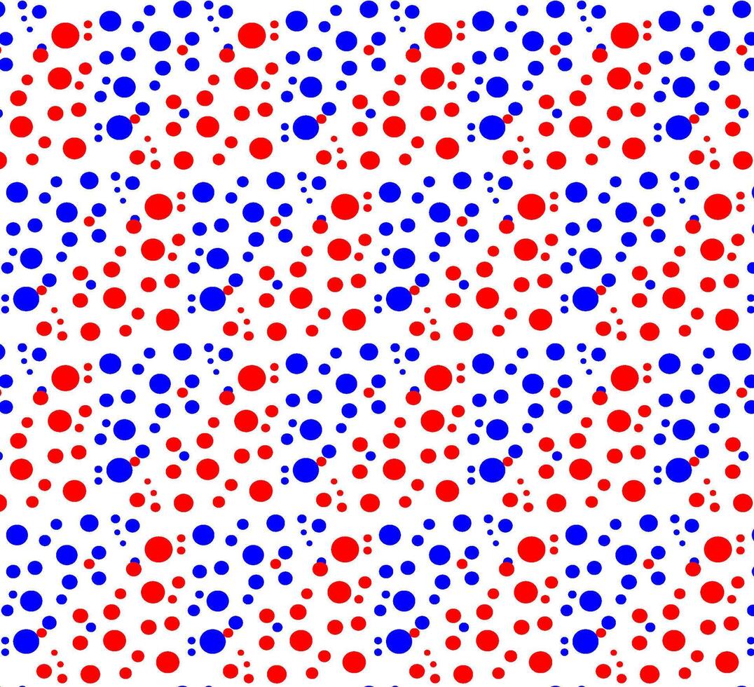 texture dans le forme de une modèle de rouge et bleu cercles sur une blanc Contexte vecteur