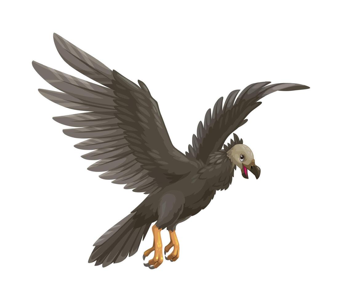 dessin animé argentavis personnage, gigantesque oiseau vecteur