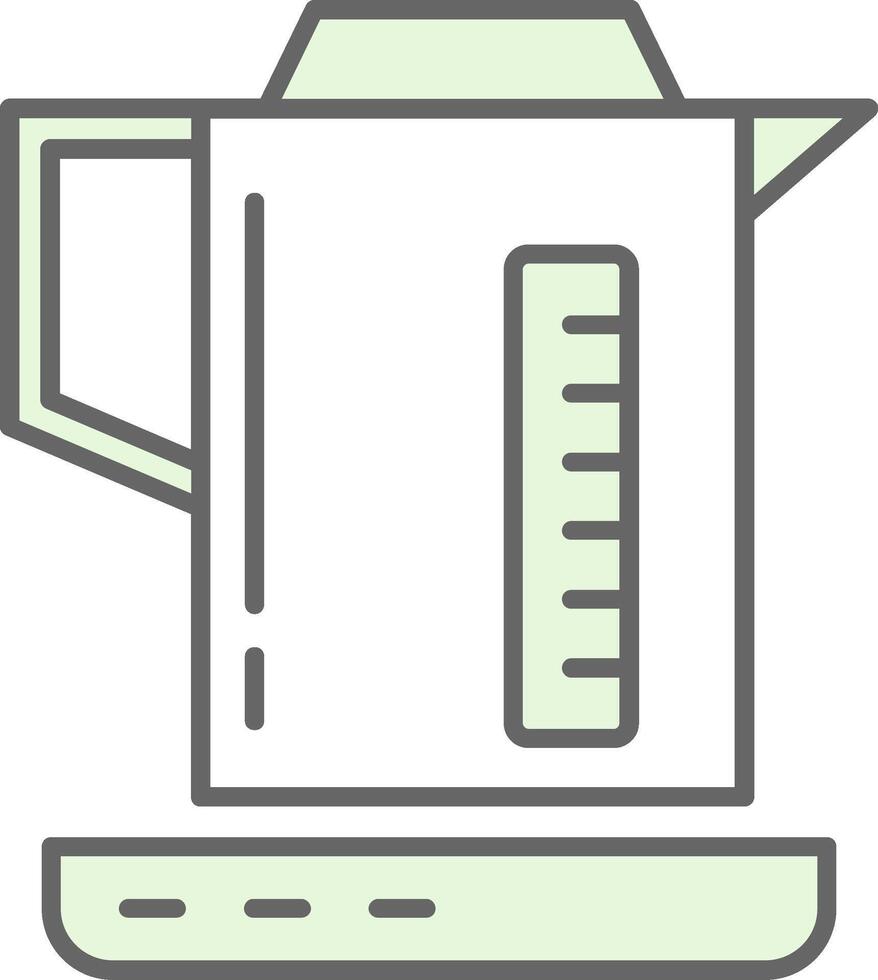 électrique bouilloire fillay icône vecteur