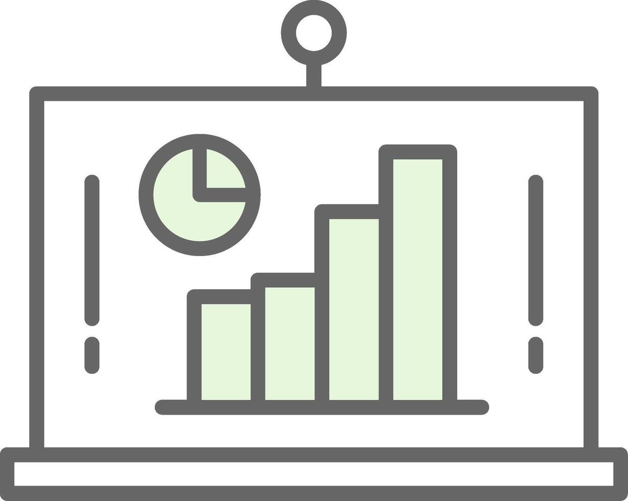 analytique fillay icône vecteur