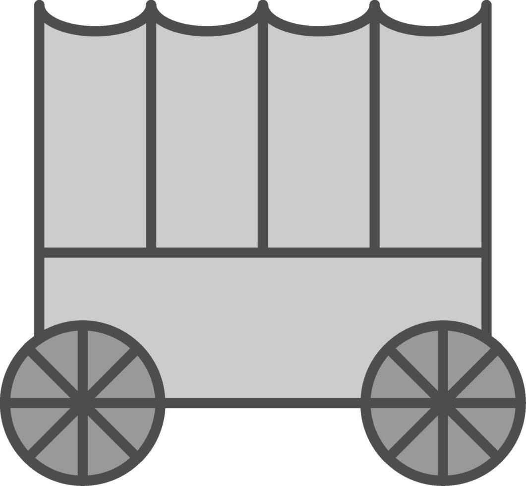 le chariot fillay icône vecteur