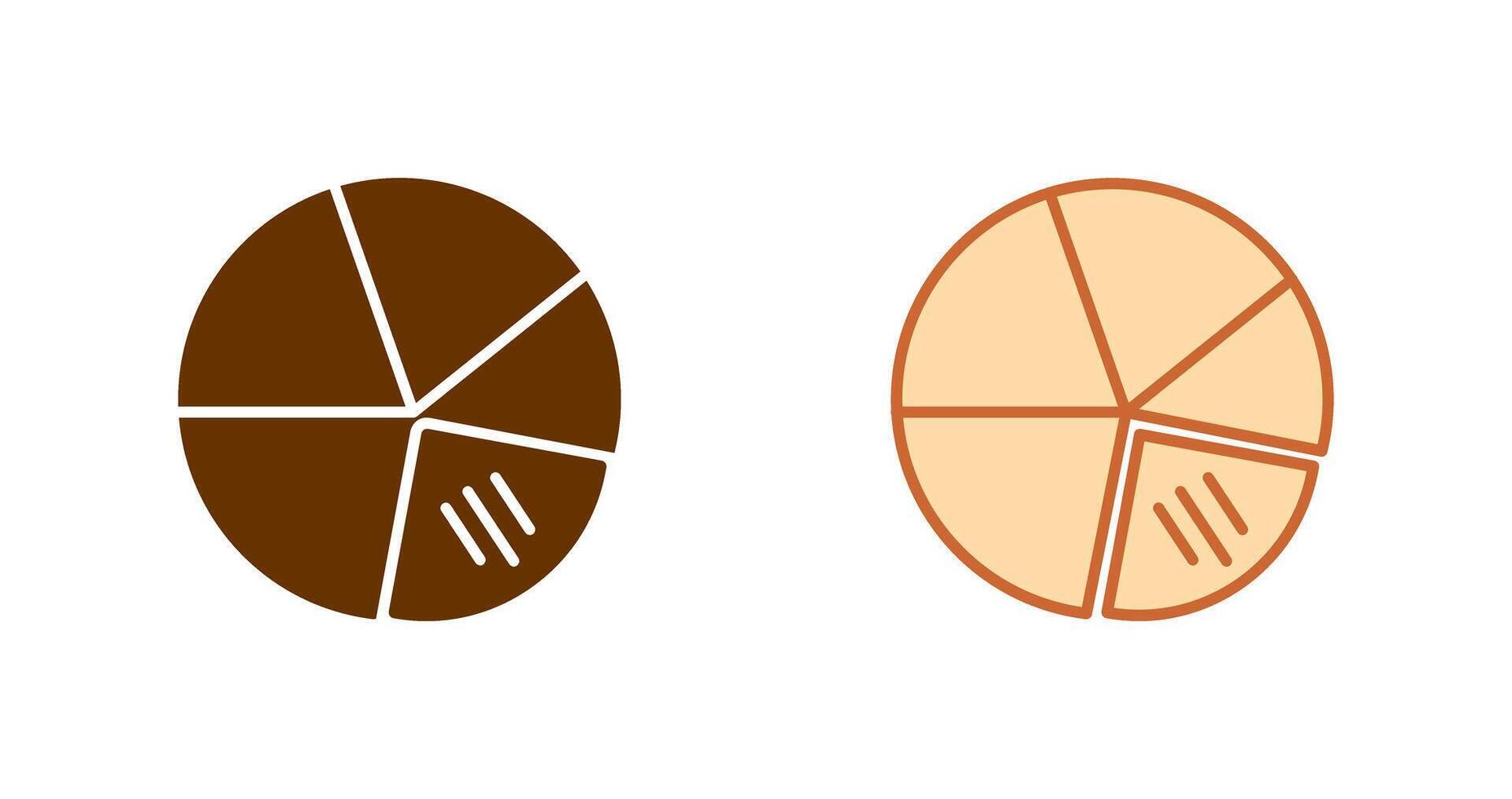 icône de camembert vecteur