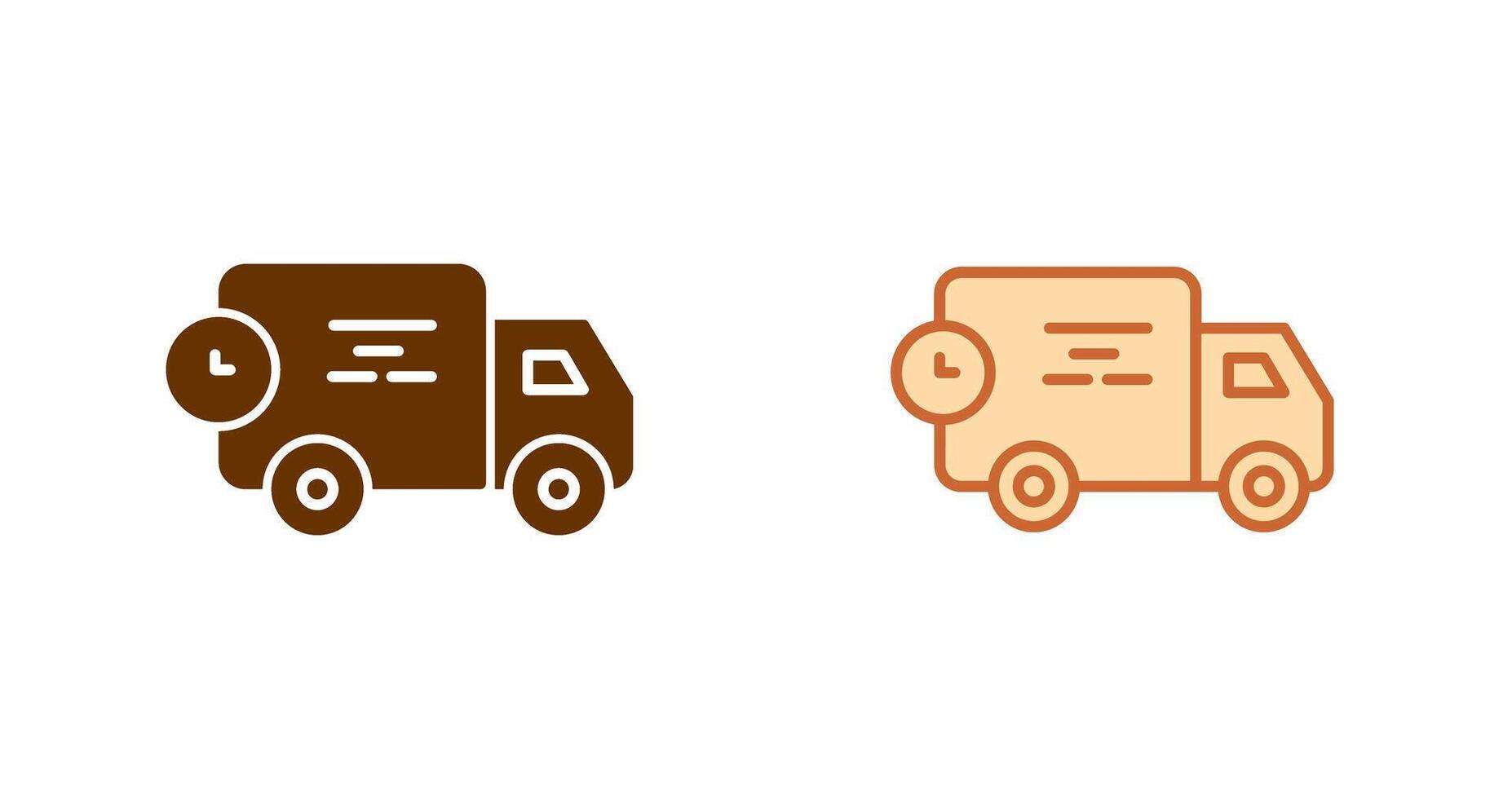 icône de camion de livraison vecteur