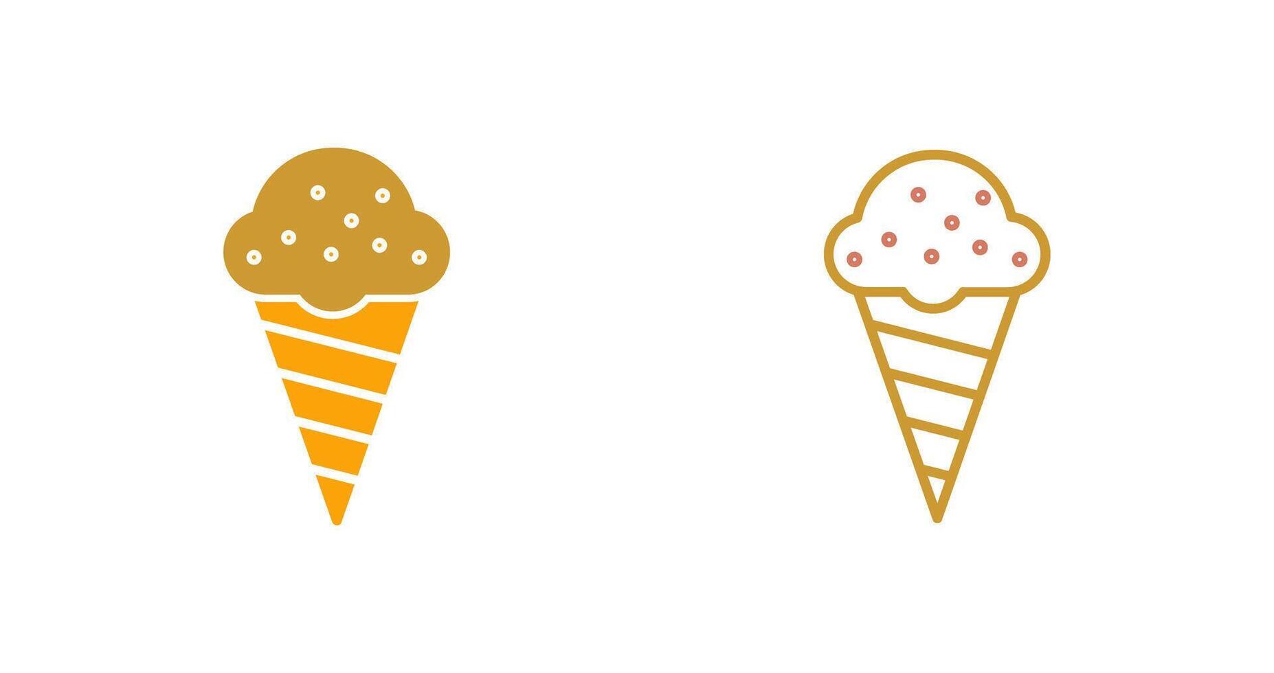 icône de crème glacée vecteur