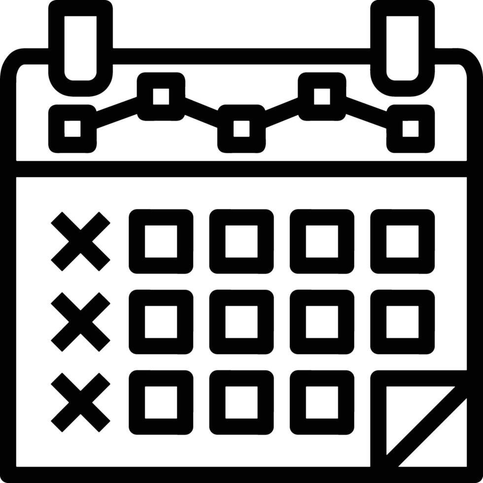 calendrier icône symbole image vecteur