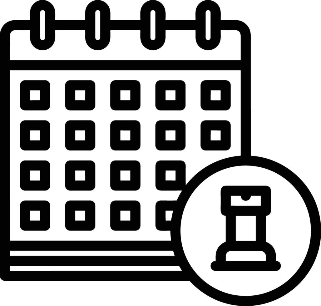 calendrier icône symbole image vecteur