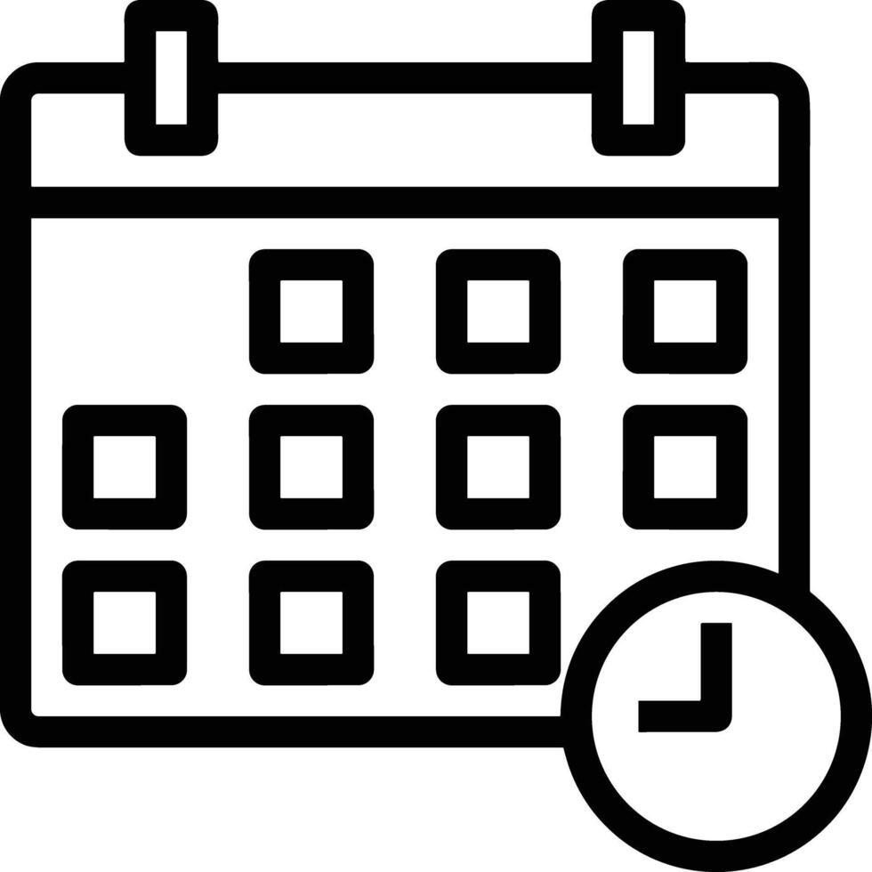 calendrier icône symbole image vecteur