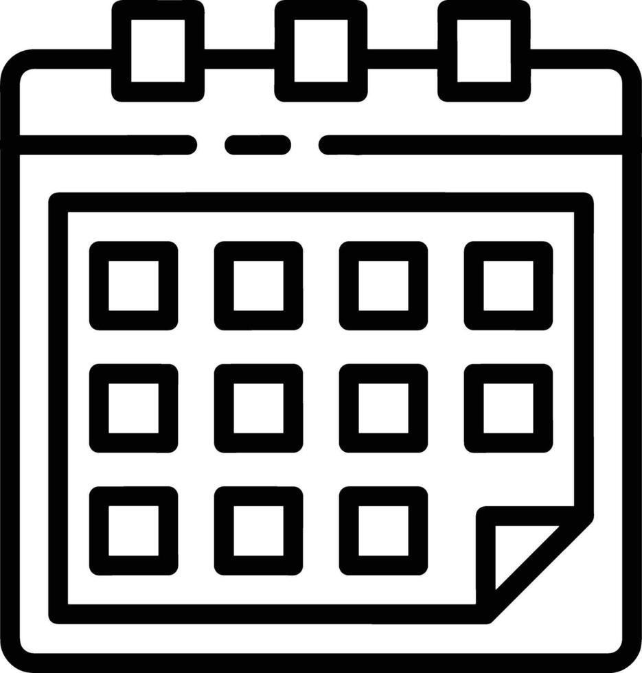 calendrier icône symbole image vecteur