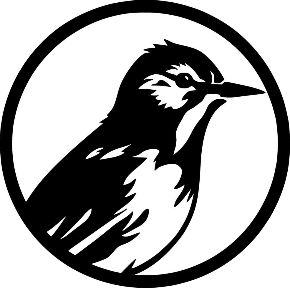 oiseau, minimaliste et Facile silhouette - illustration vecteur