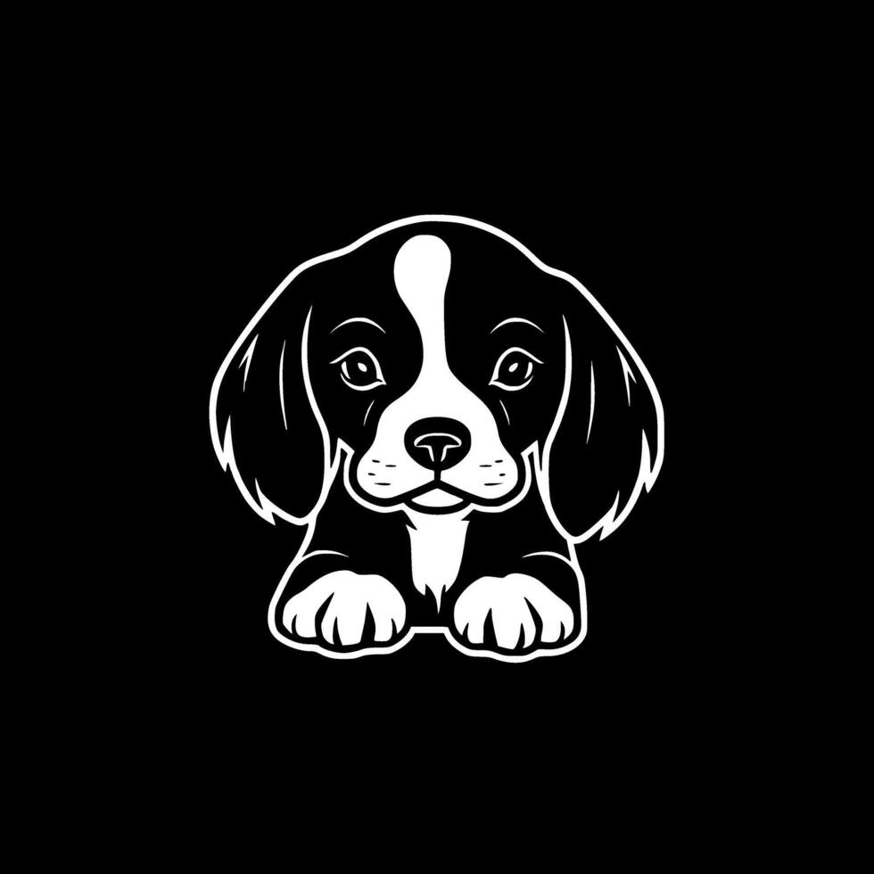 chiot - haute qualité logo - illustration idéal pour T-shirt graphique vecteur