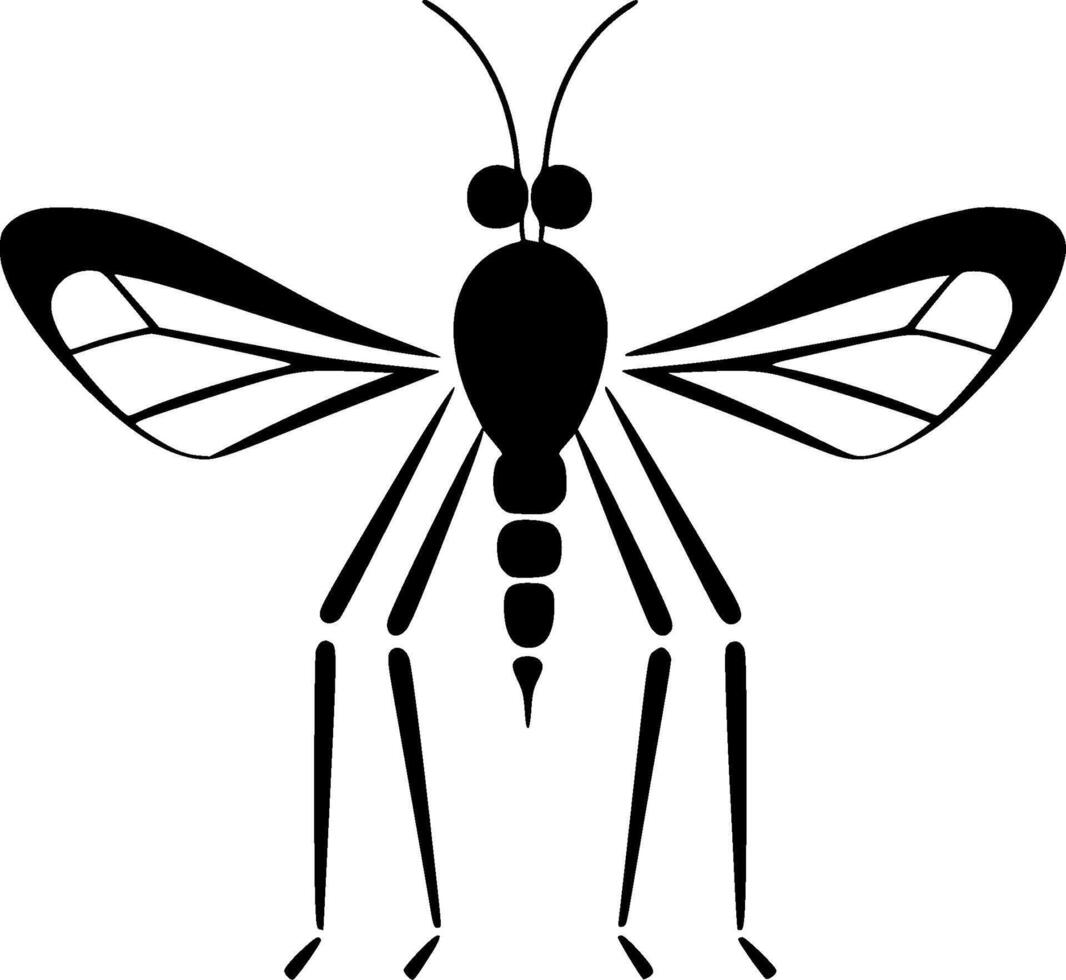 moustique - haute qualité logo - illustration idéal pour T-shirt graphique vecteur
