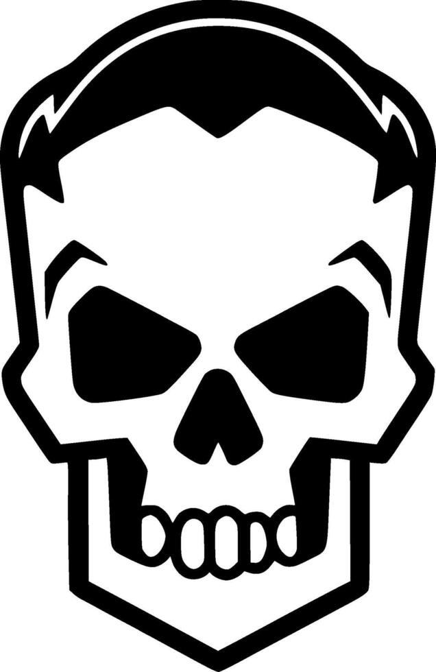crâne - haute qualité logo - illustration idéal pour T-shirt graphique vecteur
