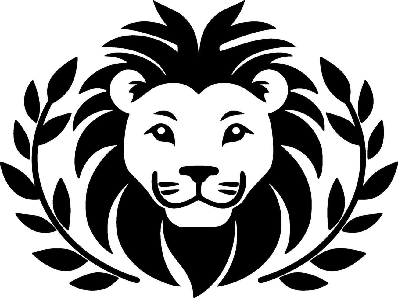 Lion bébé - haute qualité logo - illustration idéal pour T-shirt graphique vecteur
