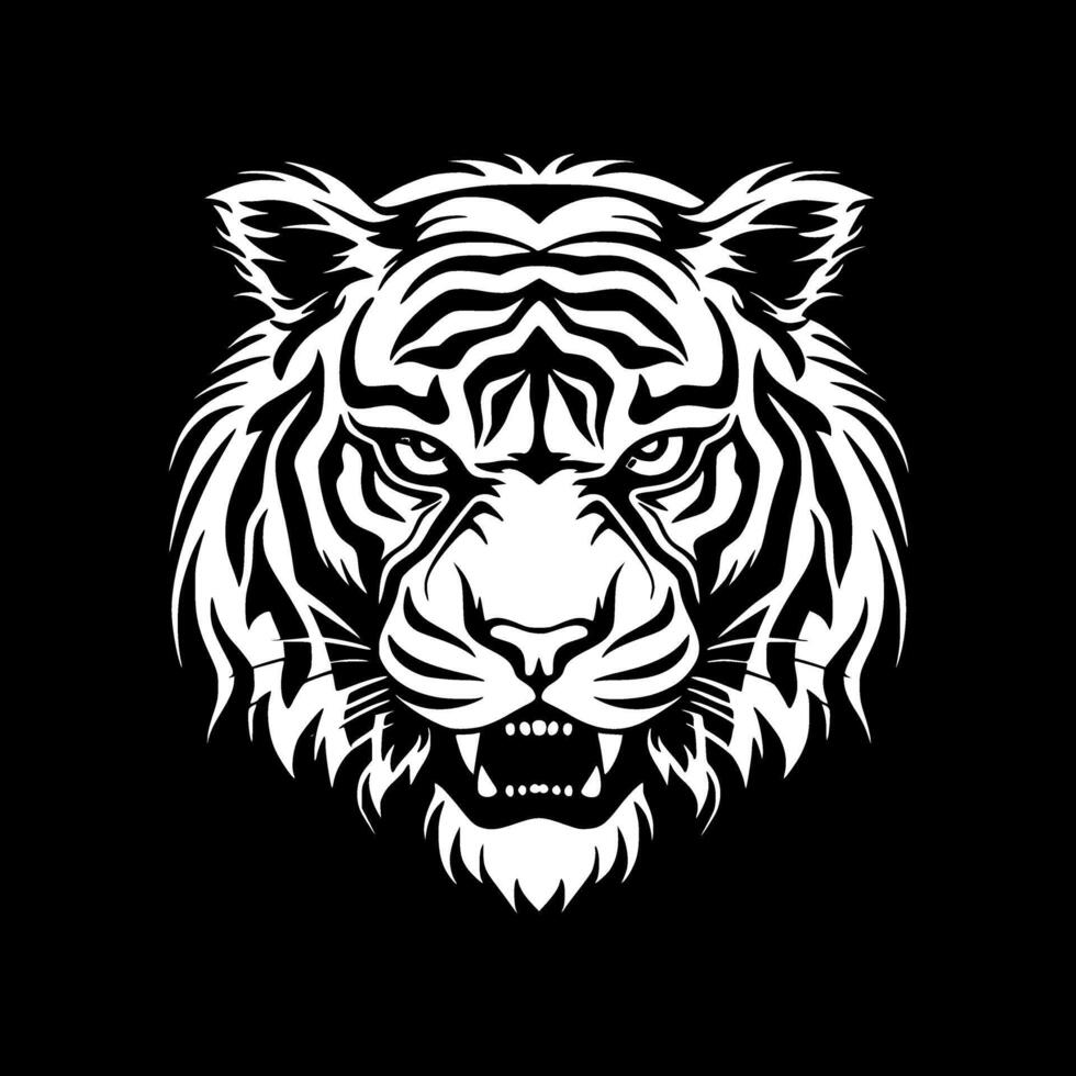 tigre - haute qualité logo - illustration idéal pour T-shirt graphique vecteur