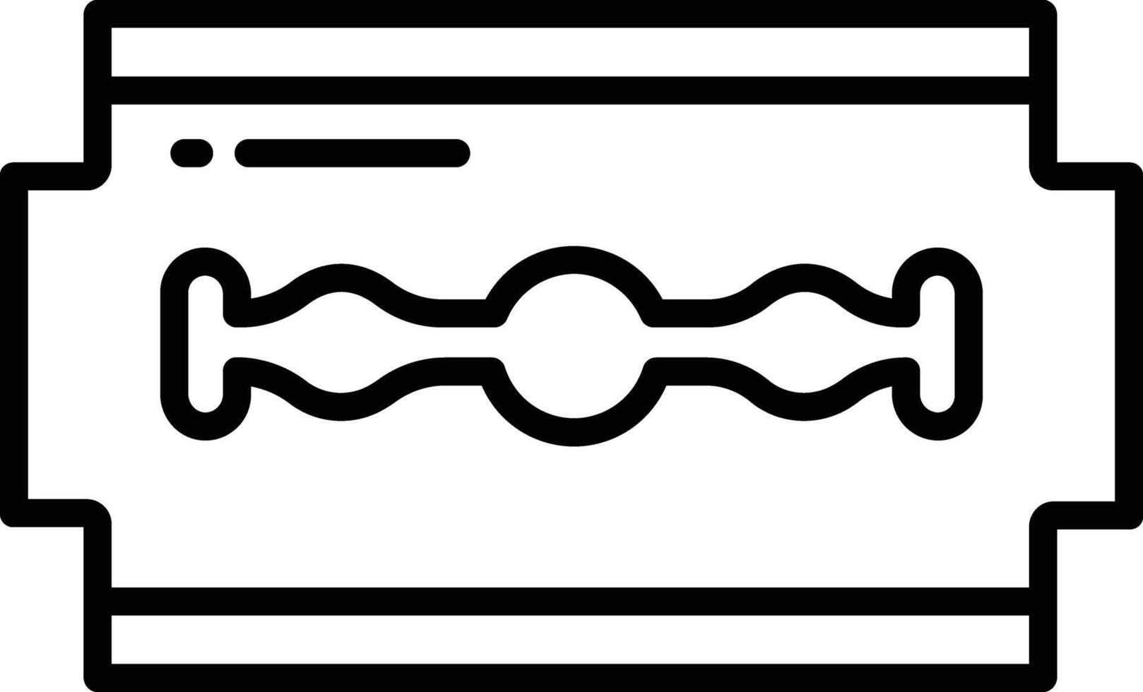 le rasoir contour illustration vecteur