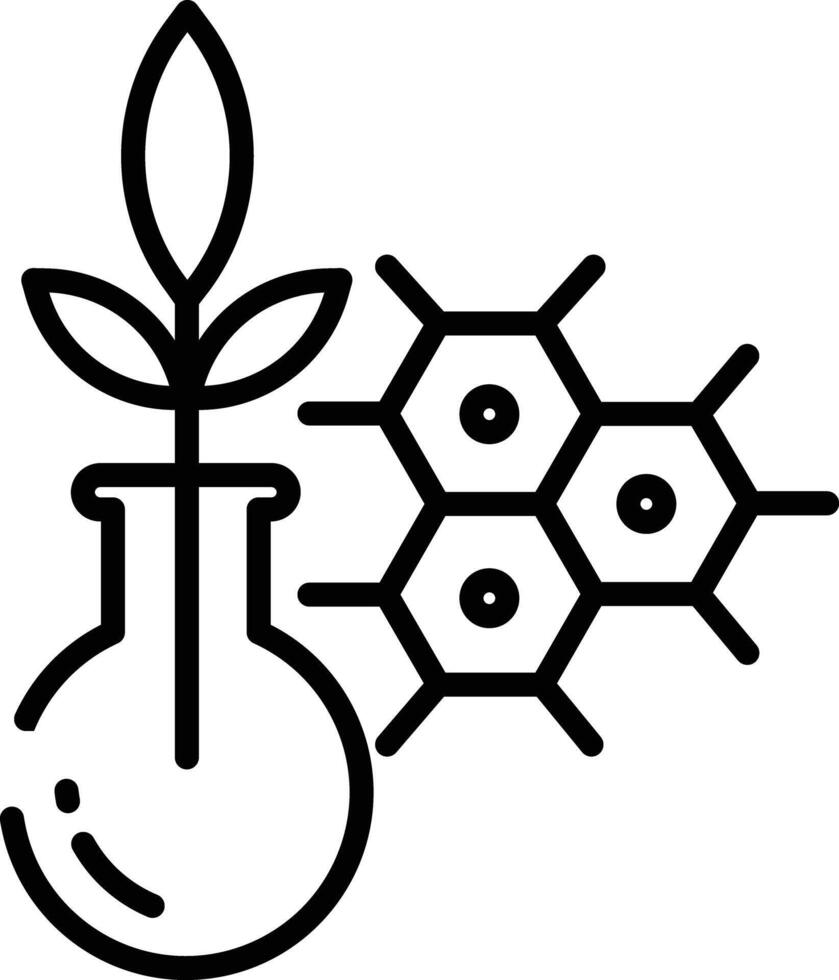 plante la biologie contour illustration vecteur