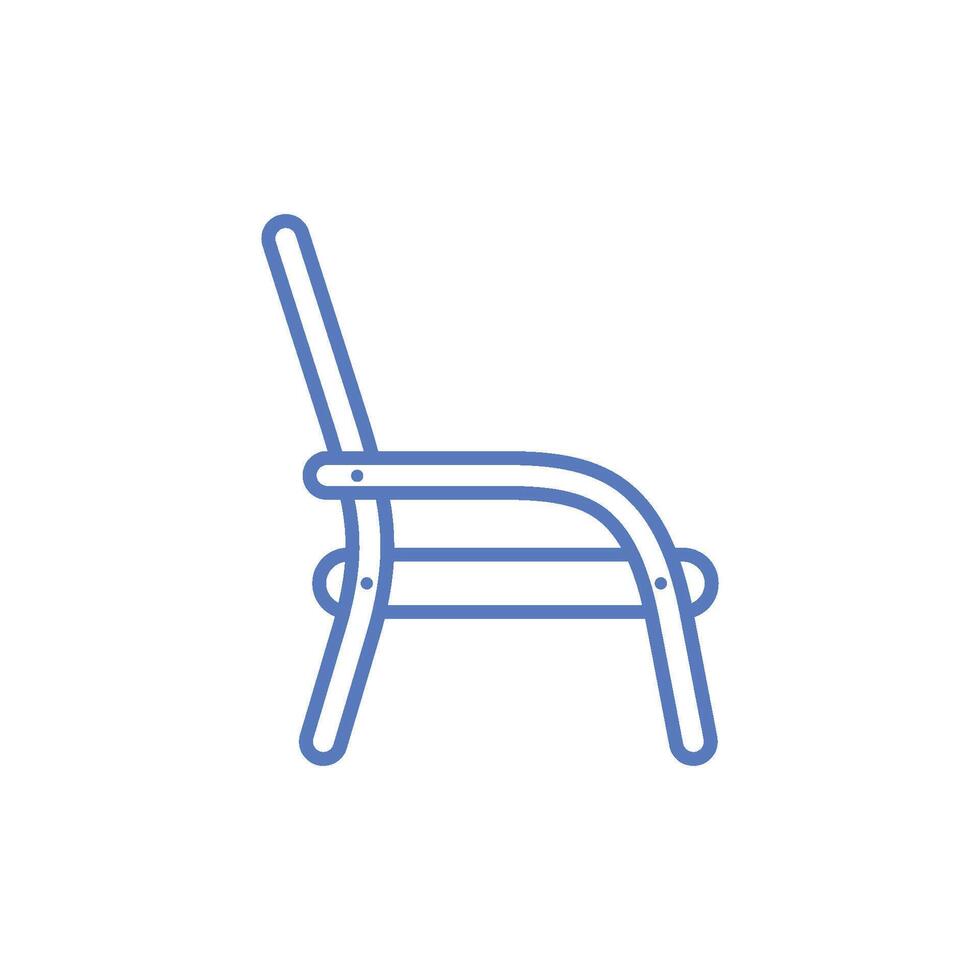 chaise icône modèle illustration conception vecteur